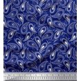 thumbnail image 1 of Soimoi Rayon Fabric Dot & Paisley Print Fabric by The Yard 56 Inch Wide, 1 of 1