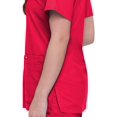 thumbnail image 3 of Landau Essentials Haut de Sarrau pour Femmes : 4 Poches, Coupe Classique Décontractée, Col en V Durable 8219, 3 of 5