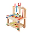 thumbnail image 2 of HILABEE Wooden Tool Bench Toy Pretend Play Creative Building Set, Workshop for Toddlers,, 2 of 8