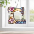 thumbnail image 1 of Big Savings! Sewing Machine Acrylic Decorative Pendant, Flat Acrylic Craft Pendant, Sewing Machine Ornament, Creative DIY Decorative Acrylic Jewelry for Crafts and Projects, 1 of 5
