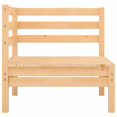 thumbnail image 3 of vidaXL 3 Piece Garden Lounge Set Solid Pinewood, 3 of 5