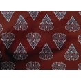 thumbnail image 4 of oneOone Cotton Poplin Fabric Leaves & Floral Block Printed Craft Fabric BTY 42 Inch Wide, 4 of 4