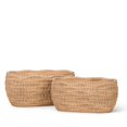 thumbnail image 2 of Oval Terracotta Colored Ridged Planter, 2 of 4