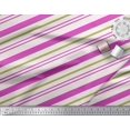 thumbnail image 2 of Soimoi Purple Rayon Fabric Diagonal Stripe Print Sewing Fabric Yard 42 Inch Wide, 2 of 5