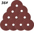 thumbnail image 1 of 10 Pcs Disques de Ponçage en Fibre de Résine de 4 Pouces pour Outil Abrasif de Broyeur d'Angle, 1 of 8
