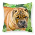 thumbnail image 1 of Carolines Treasures BB9835PW1414 Shar Pei St Patricks Tissu Coussin Décoratif, 1 of 4