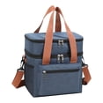 thumbnail image 1 of Lunch Bag 2 - Portable Insulated Large Capacity Lunch with Shoulder Strap for Picnics and Meals - Product Category Lunch Bag 2 Product Title Portable Insulated Lunch Bag With Shoulder Strap Large, 1 of 6