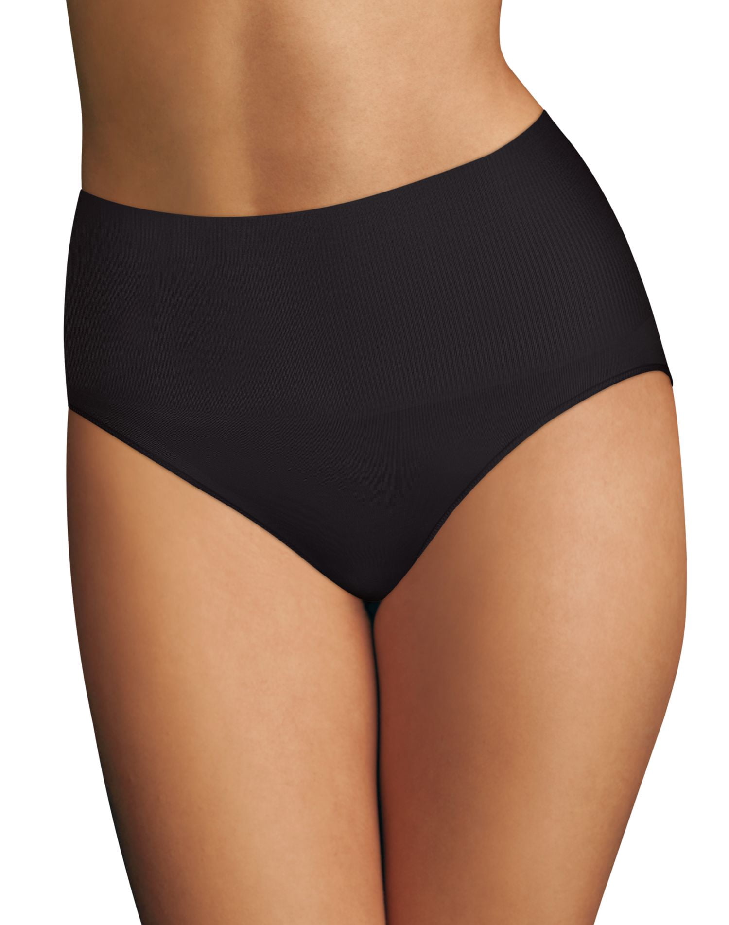 Maidenform Culotte Femme Tame Your Tummy, m, Noir