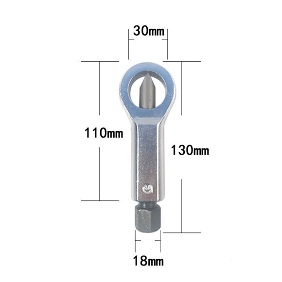 Nut Splitter Tool, Usavan Heavy Duty Manual Nut Breaker Remover Extractor, Rusted Jammed Bolt Removal Tool for Damaged Seized Nuts Bolts Screws
