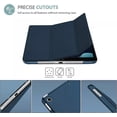 thumbnail image 2 of iPad Air 13 Inch M2 Case 2024 / iPad Pro 12.9 Inch Case 6th/5th/4th Generation with Pencil Holder,Slim Soft TPU Back Tablet Cover, Auto Sleep/Wake Protective Cover - Blue, 2 of 5