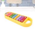 thumbnail image 3 of Cartoon Children's Percussion Toy Eight-tone Hand Knocking on the Piano Hand Knock Xylophone Glockenspiel Kids Infants Musical Educational Toy (Random Color), 3 of 5