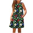 thumbnail image 4 of LOVZFMLL Girls' Summer Short Sleeve Ruffled Lace Round-Neck Embroidery Mesh Princess Bow Skirt, 4 of 8