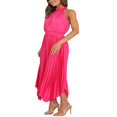thumbnail image 3 of Robe Midi Sans Manches à la Mode pour Femmes Couleur Unie, 3 of 5