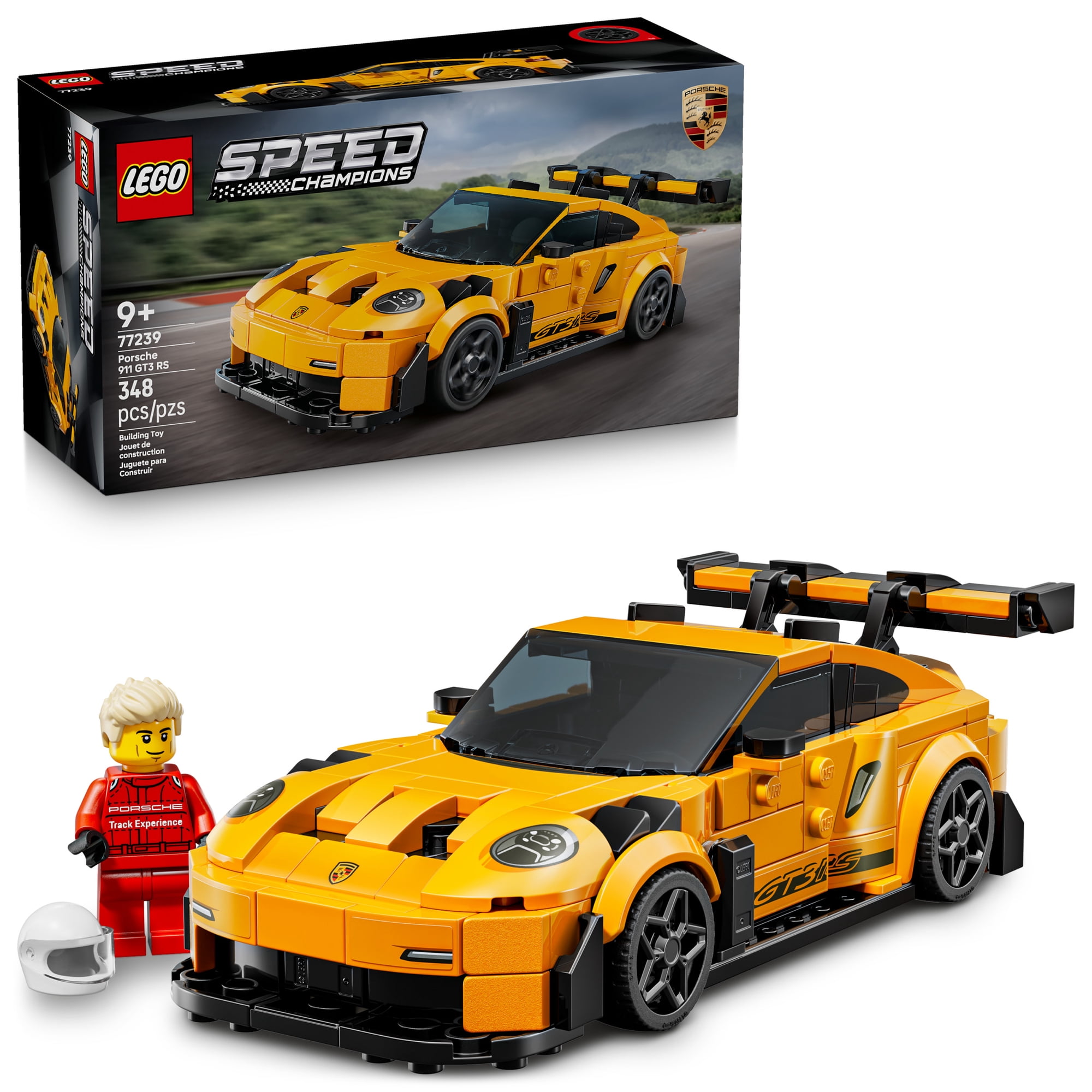 LEGO Speed Champions Porsche 911 GT3 RS Super Car Toy - Model Kit