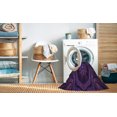thumbnail image 2 of Ahgly Tapis Rectangulaire Lavable en Machine Intérieur Transitionnel Violet Profond, 3 Pieds x 5 Pieds, 2 of 7