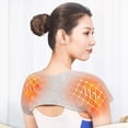 thumbnail image 4 of Shoulder Warmer Solid Color Wind And Cold Protection Comfortable Support Body Muscle Pain Relief Health Care Heat Warm Therapy Pa, 4 of 10