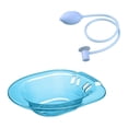 thumbnail image 1 of lionlar Foldable Toilet Sitz Bath 2000ml with Flusher Hip Basin Bidet Squat Blue with Flusher, 1 of 9