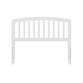 thumbnail image 4 of Pemberly Row Contemporary Mission-Inspired Full Wood Headboard in White, 4 of 7