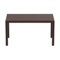 thumbnail image 2 of Compamia Ares 55" Resin Patio Dining Table in Brown, 2 of 4