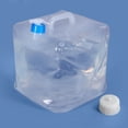 thumbnail image 1 of TIMIFIS Projector Light Foldable Camping Water Canisters Water Storage Bag Water Bucket with Tap Outdoor Hiking Drinking Water Tank, Food-Safe, Transparent Kitchen Gadgets, 1 of 8