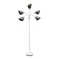 thumbnail image 1 of Simple Designs Lampadaire à col de cygne réglable à 5 lumières, 1 of 9