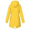 thumbnail image 4 of Pisexur Shacket Jacket Women Solid Rain Jacket Outdoor Plu Size Waterproof Hooded Windproof Loose Coat Pocketed Shirts Fall Jacket Shackets, 4 of 5