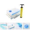 thumbnail image 3 of 5 Pcs Sacs de Compression sous Vide Vêtements Literie Pochettes Sac de Rangement avec Pompe, 3 of 7