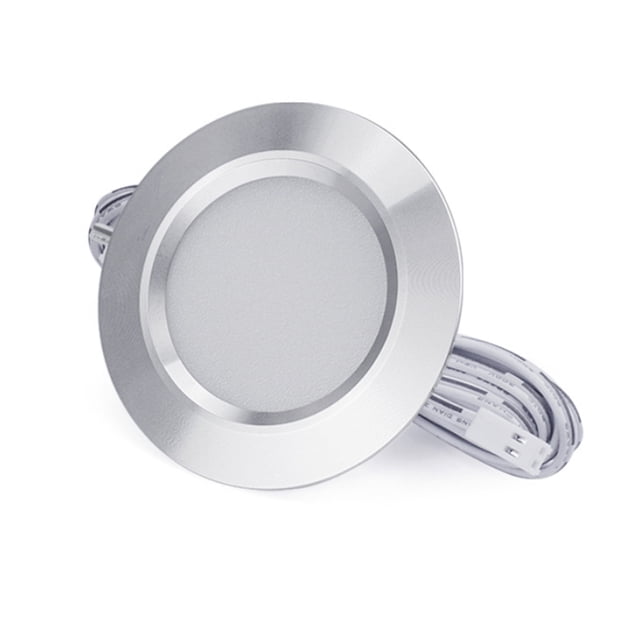 LED Embedded Ultra-thin Cabinet Light Display Case Mini Round Light Showcase Cabinet Lights Closet Light Wardrobe Light