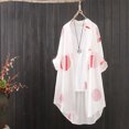 thumbnail image 2 of Pompotops Chemise à Manches Longues Mode Femme Cardigan Décontracté Ample Liquidation, 2 of 4