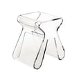 thumbnail image 1 of Magino Stool With Magazine Rack Clear, 1 of 8
