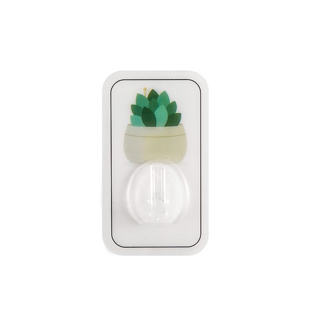 Agiferg Botanical Garden Hook Traceless Sticky Coat Hook Hanger