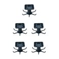 thumbnail image 3 of Maytalsory 1/2/3/5 Kitchen Hanger Self-adhesive Replacement Solid Color Punch-free 360 Degree Rotatable 6 Claw Detachable Mug Brush Rack Blue 5PCS, 3 of 6