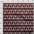 thumbnail image 2 of oneOone Cotton Cambric Fabric Floral & Triangle Block Print Fabric By Yard 56 Inch Wide, 2 of 4