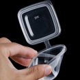 thumbnail image 4 of CUITING 50 Pcs Small Hinged Sauce Pots  1oz Small Plastic Pots with Lids  25ml Mini Takeaway Pots for Deli  Portion Controll  Sauce Cups  Condiments  Meal Prep, 4 of 7