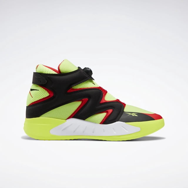 Reebok Footwear Men INSTAPUMP FURY ZONE ACID Jaune/noir/vector Rouge Chaussure