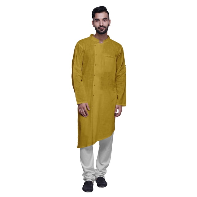 Atasi Ensemble Kurta en Coton pour Hommes Designer Décontracté Kurta Pyjama Uni