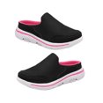thumbnail image 2 of 1 Paire Femmes Portable Style Décontracté Design Sandale Uni Couverture en Maille Sandales à Enfiler Voyage Respirant Design Simple Pantoufle Sandale Chaussures Noir Rouge Taille 45, 2 of 8
