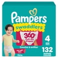 thumbnail image 2 of Pampers Diapers - Swaddlers 360° - Size 4, up to 100% Leakproof Comfy Dry Fit, EZ Off Tabs Designed for Easy Changes, Pull On Diaper, 2 of 23