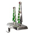 thumbnail image 4 of Northlight Support de Bas Trio Arbre de Noël Argent, Vert et Blanc 7 Pouces, 4 of 4