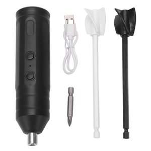 Epoxy Resin Mixer, Slow Motor Helical 4 Blades Reusable Epoxy Resin Mixer Machine Magnetic Tips Powerful  For DIY Crafts Casting