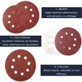 thumbnail image 2 of Clearance! beishanbush Drill Bit Set Sanding Sander Sandpaper for Circular Gif Disc Disc 100 Sanding Sandpaper Pcs Tools & Home Improvement One Size Multi-Color, 2 of 8