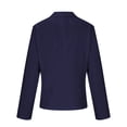 thumbnail image 4 of Grrvtrz Womens One Button Blazer Lightweight Office Work Suit Jacket Stretch Lapel Collar Long Sleeve Jacket with Pockets, 4 of 6