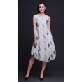 thumbnail image 3 of Bimba Robe Débardeur Sans Manches pour Femmes, Longueur Genou, Imprimée d'Animaux Crinière de Cheval Bleue, Tenue de Vacances - XX-Grand, 3 of 6