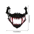 thumbnail image 3 of Halloween Dance Performance Two Half Face Bleeding Tiger Yasha Tengu Human Wolf, 3 of 4