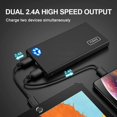 thumbnail image 2 of INIU Portable Charger, 10000mAh Power Bank, High-Speed 2 USB Ports with Flashlight External Battery Pack Backup, Ultra, 2 of 5