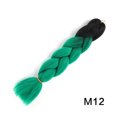 thumbnail image 1 of RKSTN Ombre Braiding 24 Inch Braiding Hair Extensions High Temperature Synthetic Fibre, Pre Stretched Braiding Hair For Women, 1 of 2