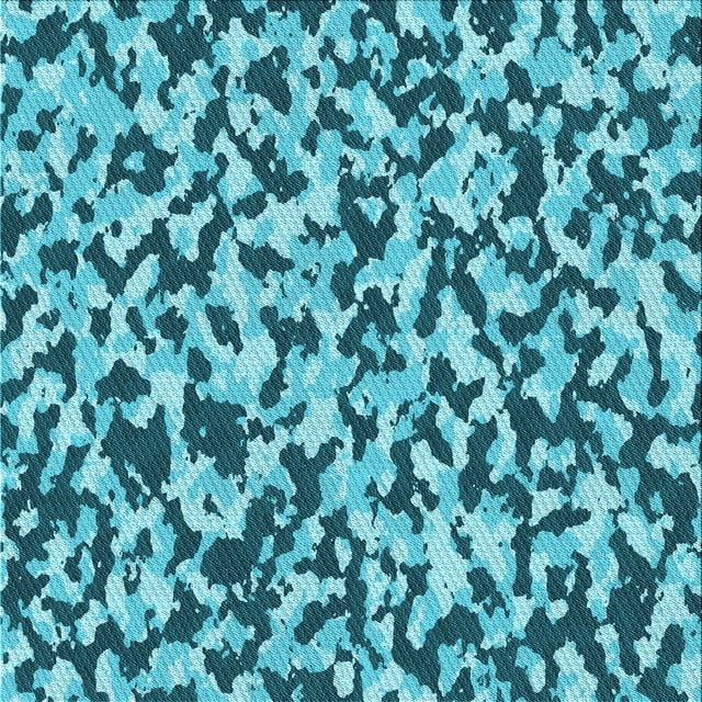Ahgly Company Tapis d'Intérieur Lavable à la Machine, Carré, Transitionnel, Vert Sarcelle, Tapis de Zone, 5 Pieds Carré