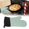 thumbnail image 4 of Silicone Oven Mitts,2 Fingers Long Avoid Slip Kitchen Baking Gloves High Temperature Avoidance, 4 of 8
