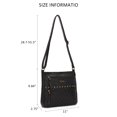 thumbnail image 3 of KL928 Crossbody Bags for Women Shoulder Bag Multi Pocket Soft PU Washed Leather Purse, 3 of 5