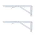 thumbnail image 3 of Elodie L Shape Wall Mount Shelf Brackets Float Corner Brace Hanger Holder Foldable 14inch, 3 of 8